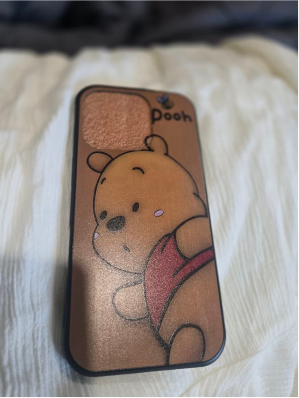 Unisex Unbranded Winnie the Pooh IPH 16PRO Phone Case Brown Red One Size